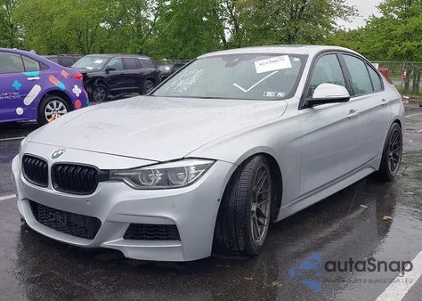 2017 BMW 340I xDrive z USA, uszkodzony, nr VIN WBA8B7C55HK858171